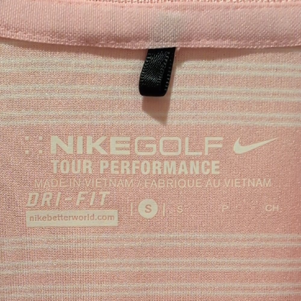 Nike Pink Golf Polo Shirt Size S - Picture 2 of 4